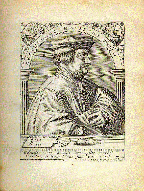 Haller, Berthold (1492-1536); Reformator, Theologe = D4