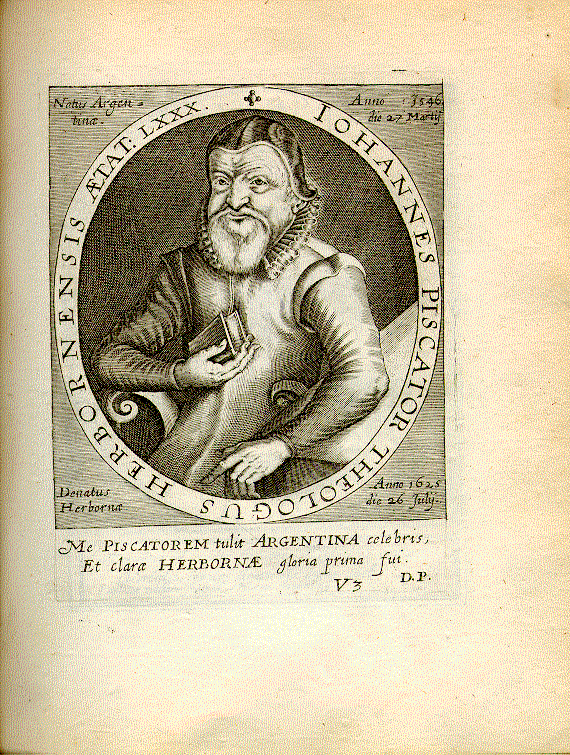 Piscator, Johannes (1546-1625); Theologe, Bibelübers., gest. in Herborn = V3