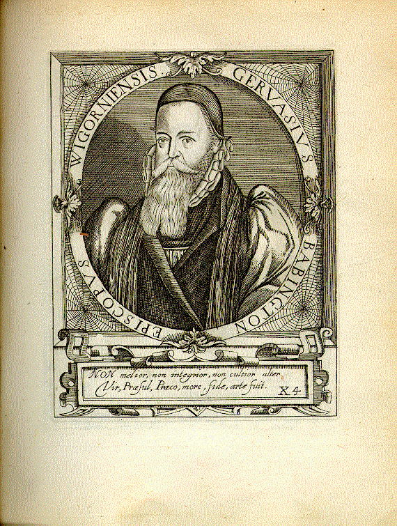 Babington, Gervase (1550-1610); Bischof, Schriftsteller = X4