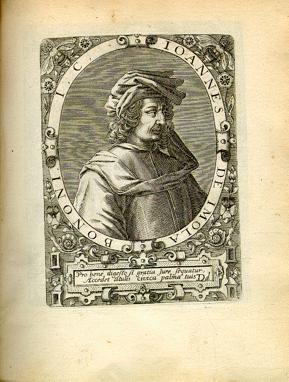 Johannes <de Imola> (gest. 1436); Rechtsgelehrter = Dd1