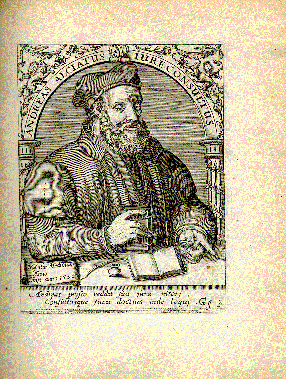 Alciati, Andrea (1492-1550); Jurist = Gg3