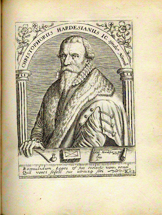 Herdesianus, Christoph (1523-1585); Jurist, Theologe = Kk2