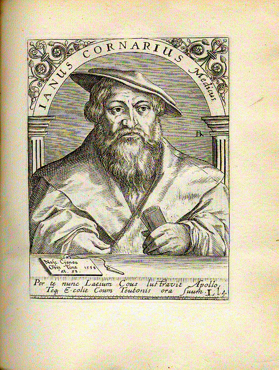 Cornarius, Janus (1500-1558); aus Zwickau, Arzt = Ll4