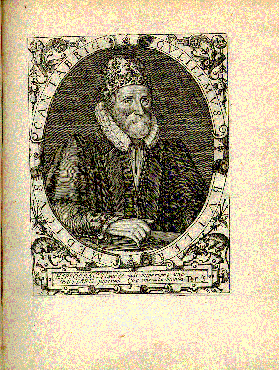 Butler, William (1535-1618); Physiker, Arzt = Rr3
