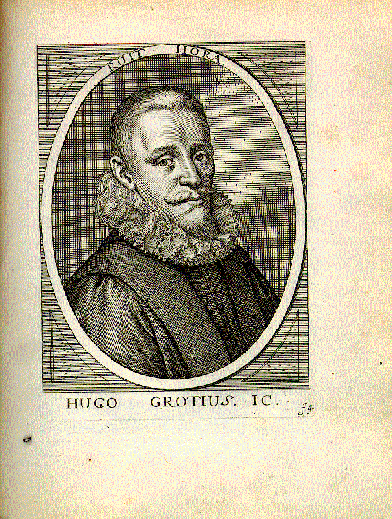 Grotius, Hugo (1583-1645); Humanist, Staatsrechtslehrer, Historiker, Staatsmann = f4