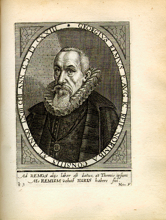 Remus, Georg (1561/62-1625); Jurist, Philologe, Historiker, Dichter = k3