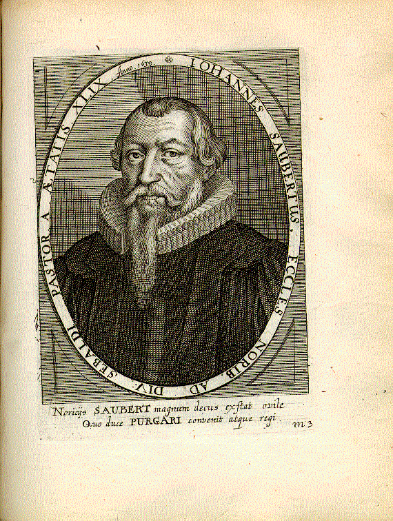 Saubert, Johann (1592-1646); Pastor, Kirchenliederdichter = m3
