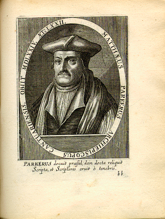 Parker, Matthew (1504-1575); Theologe, Erzbischof = bb1