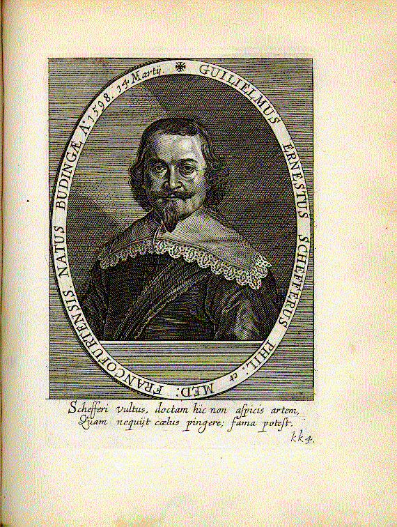 Scheffer, Wilhelm Ernst (1590-1664); Philosoph, Arzt = kk4