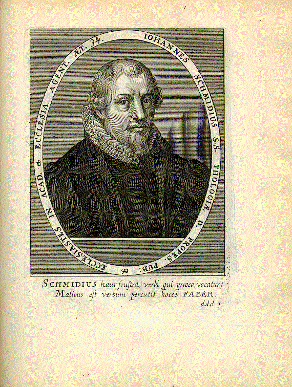 Schmidt, Johann (1594-1658); Theologe, Prediger zu Straßburg = ddd1