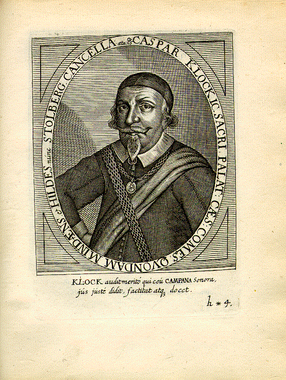 Klock, Caspar (1583-1655); Jurist, Kanzler = h*4
