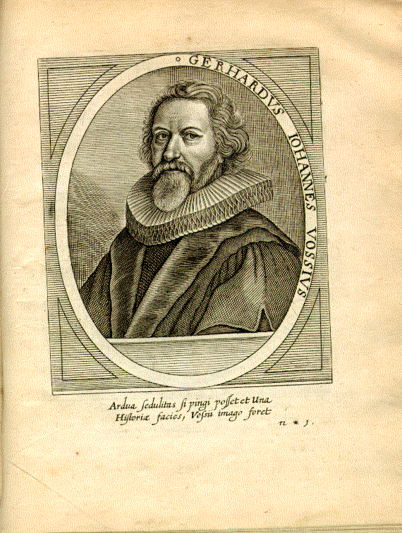 Vossius, Gerardus Joannes (1577-1649); Klass. Philologe, Historiker, Polyhistor = n*1