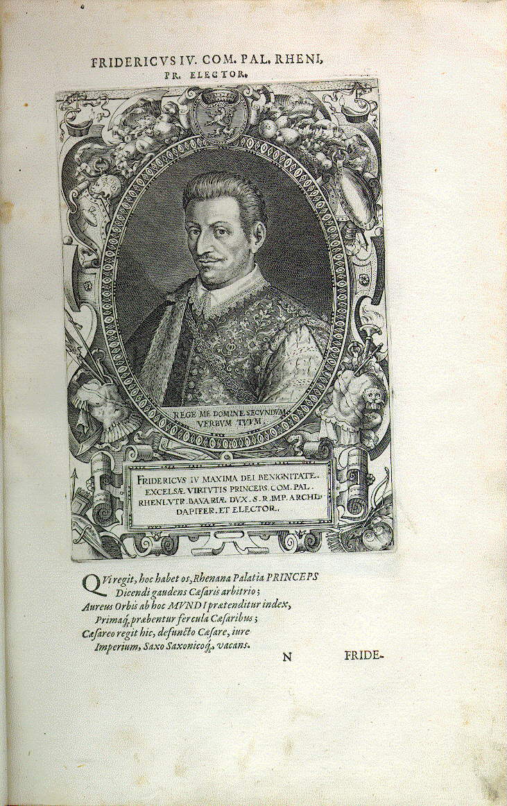 Friedrich IV. von der Pfalz, Kurfürst (*1574, reg. 1583/92-1610)