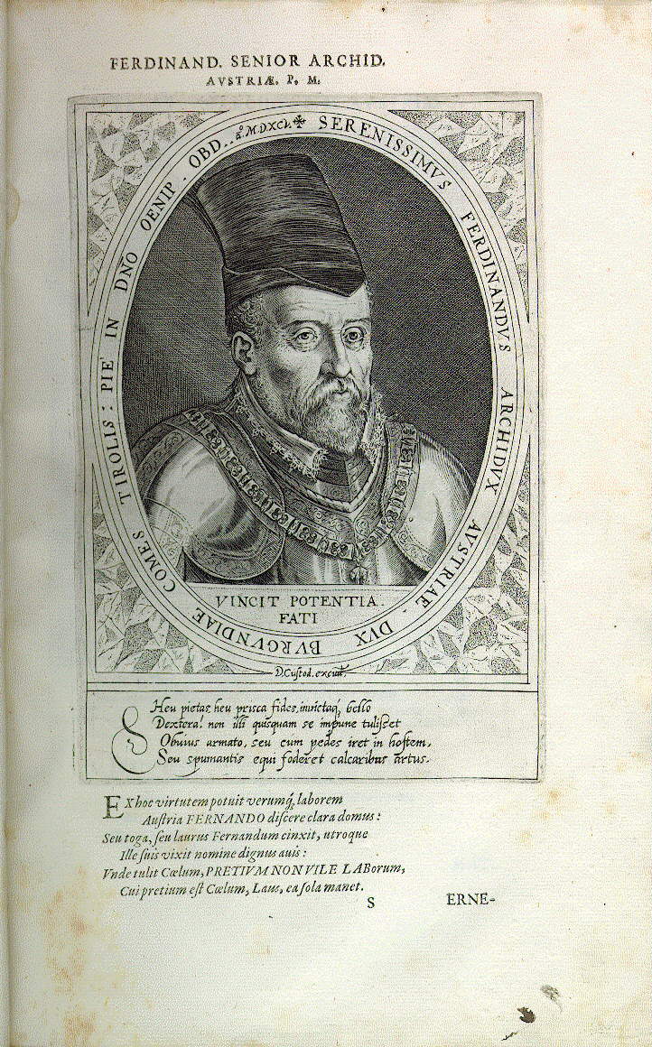 Ferdinand d.Ä., Erzherzog in Tirol (*1529, 1564-1595)