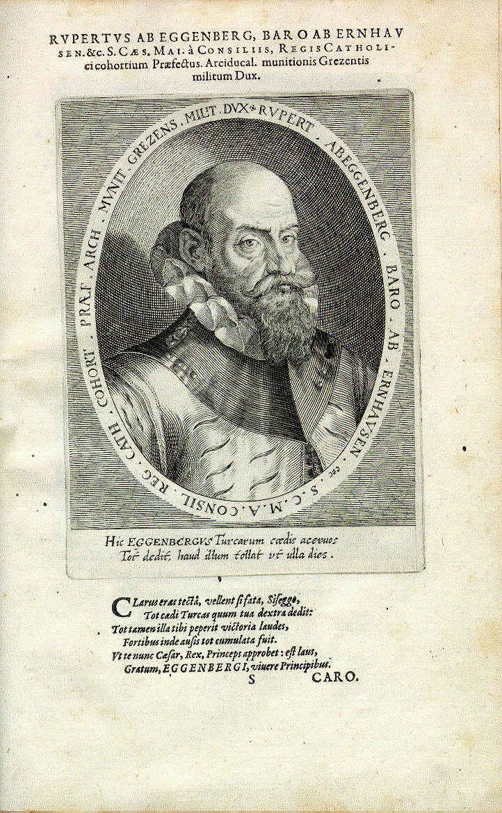 Ruprecht Freiherr von Eggenberg (1545-1611), Kriegsoberst