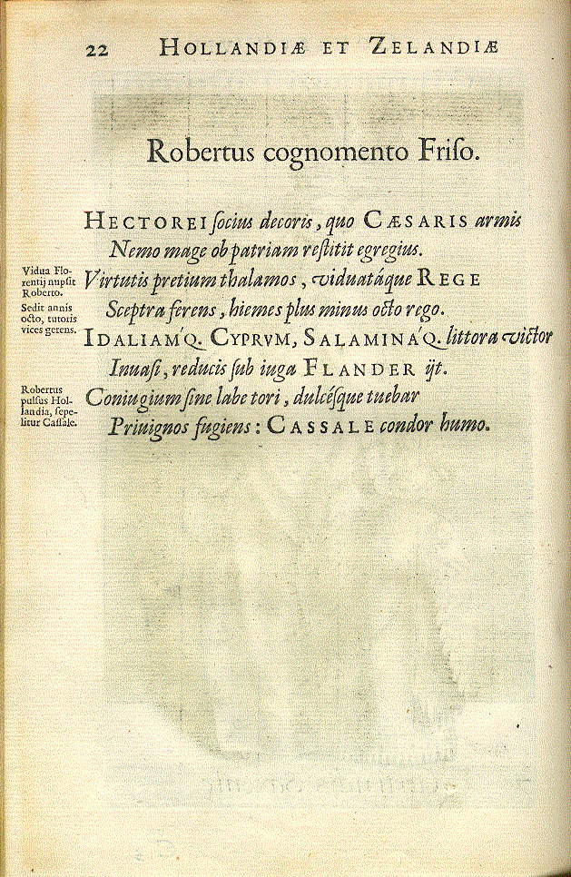 8. Robert der Friese (1063-1071) - Text