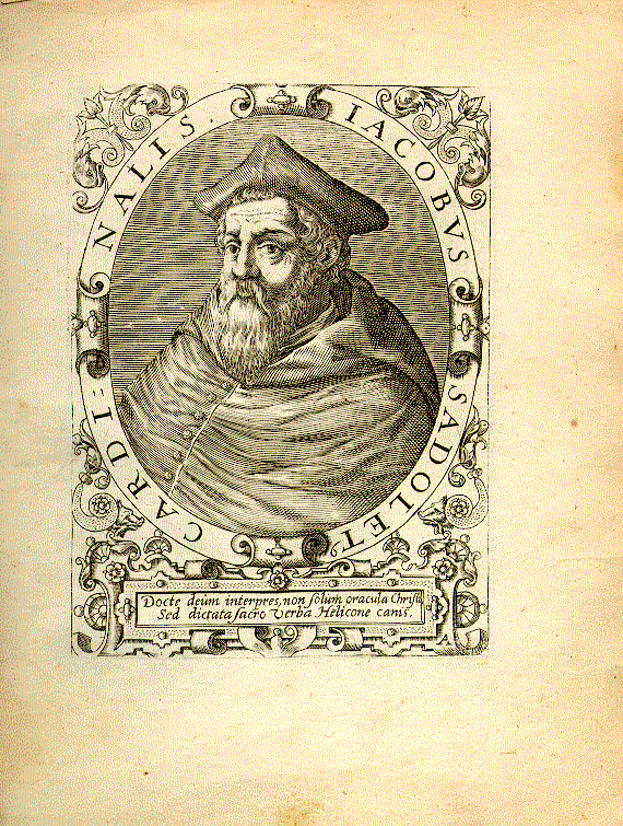 Sadoleto, Jacopo (1477-1547); Kardinal, Jurist, Philosoph, Dichter = A1