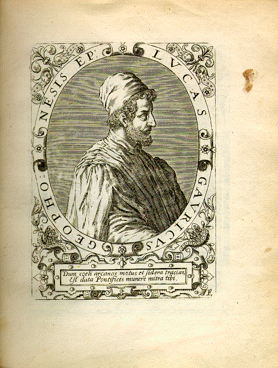 Gaurico, Luca (1476-1558); Bischof, Theologe = E1