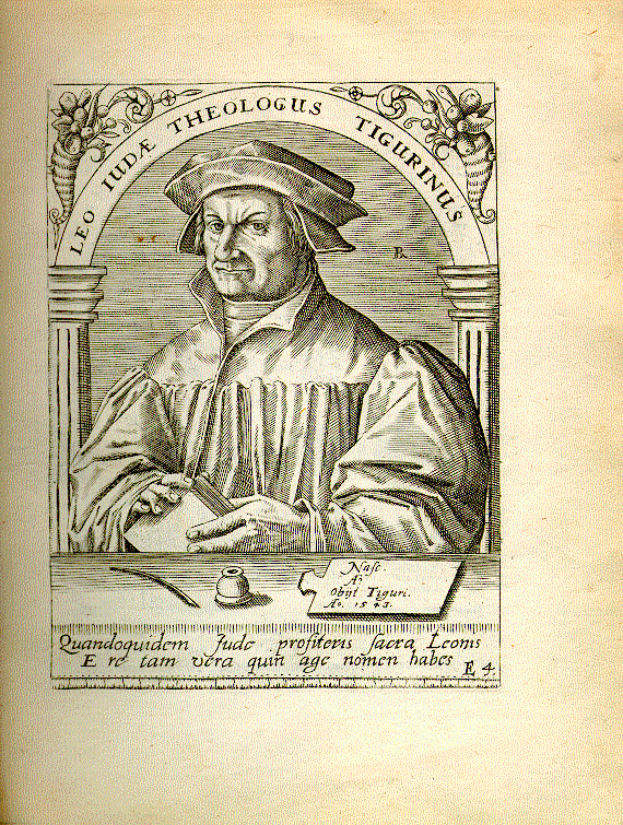 Jud, Leo (1482-1542); Schweizer Reformator, Theologe = E4