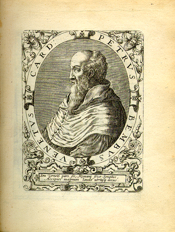 Bembo, Pietro (1470-1547); Kardinal, Schriftsteller, Dichter = F2
