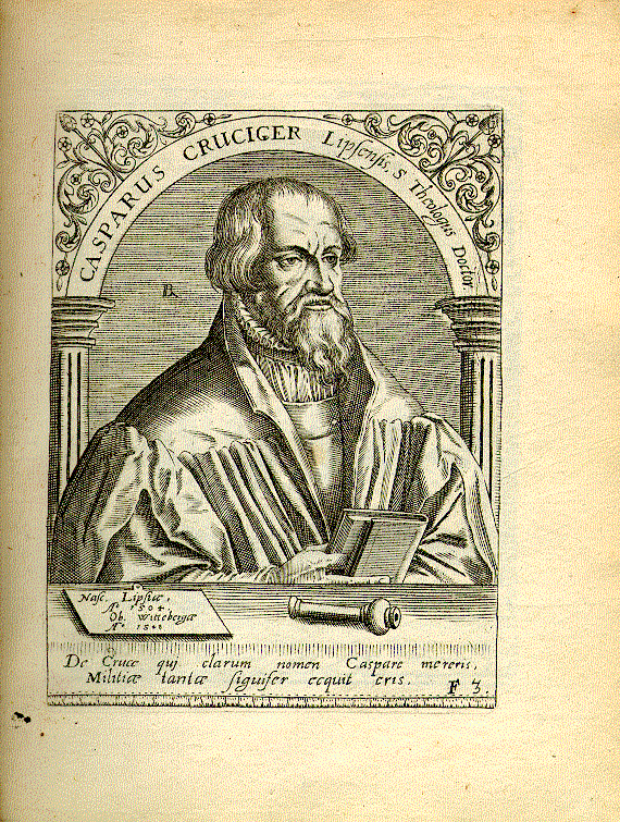 Creutziger, Caspar (1504-1548); Theologe = F3