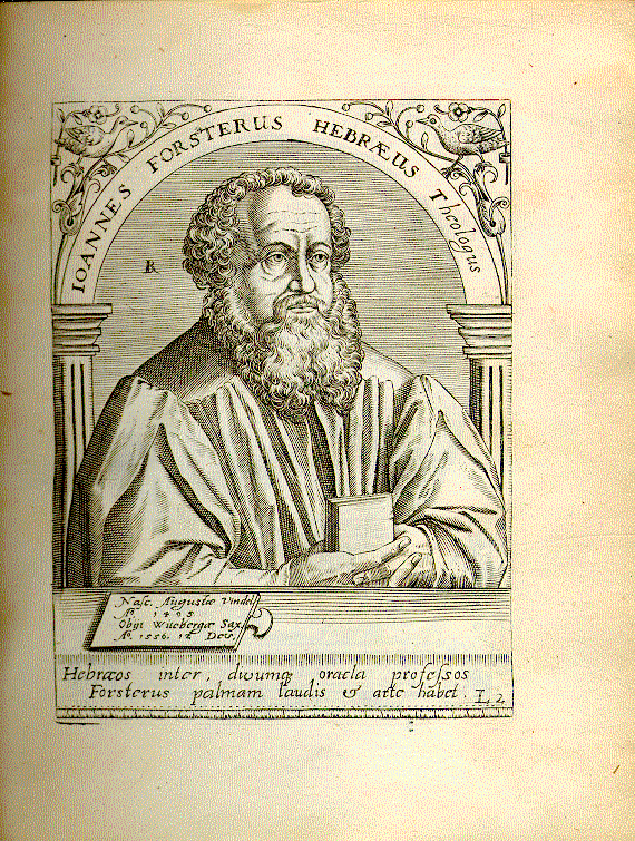 Forster, Johann (1495/96-1556); Theologe, Hebraist = L2