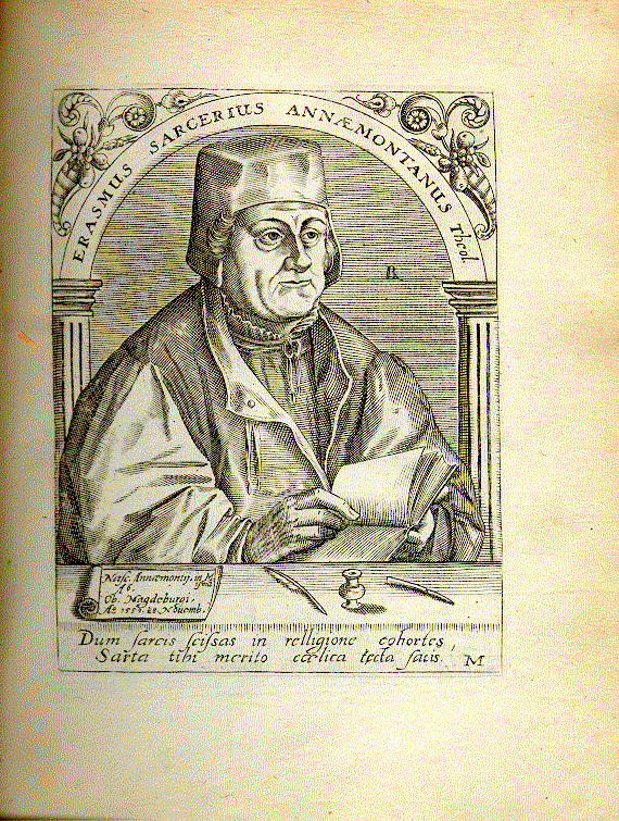 Sarcerius, Erasmus (1501-1559); Theologe = M1