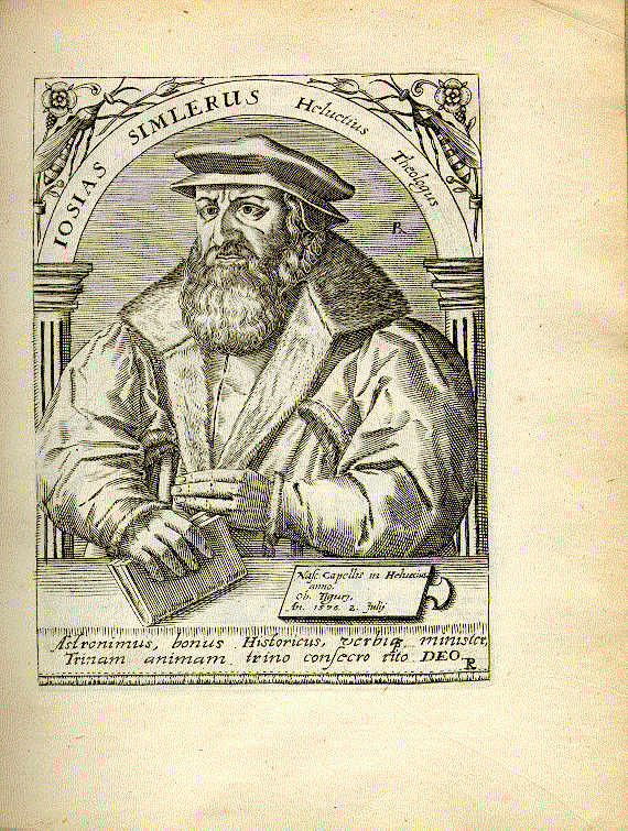 Simler, Josias (1530-1576); Schweizer Theologe = R1