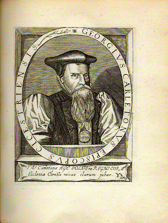 Carleton, George (1559-1628); Bischof von Llandaff und Chichester, Schriftsteller = Y3