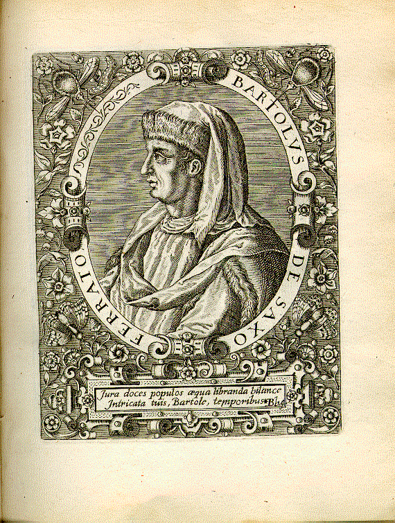 Bartolus <de Saxoferrato> (1314-1357); Rechtsgelehrter = Bb4