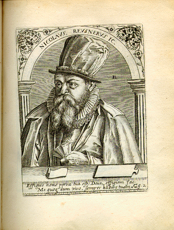 Reusner, Nicolaus (1545-1602); Jurist, Dichter, Biograph = Gg2