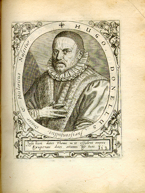 Doneau, Hugues (Donellus, 1527-1591); Jurist = Ii3