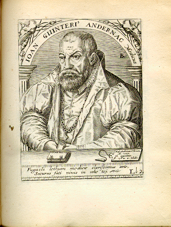 Winter, Johann (1487-1574); aus Andernach, Humanist, Arzt = Ll2