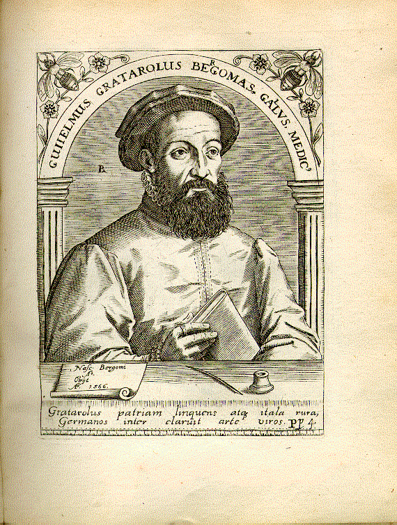 Grataroli, Guglielmo (um 1510-1568); Arzt = Pp4