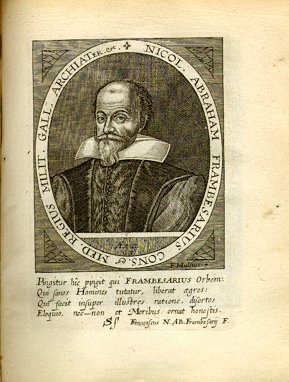 LaFramboisiére, Nicolas Abraham de (1577?-1649); Arzt = Ss1