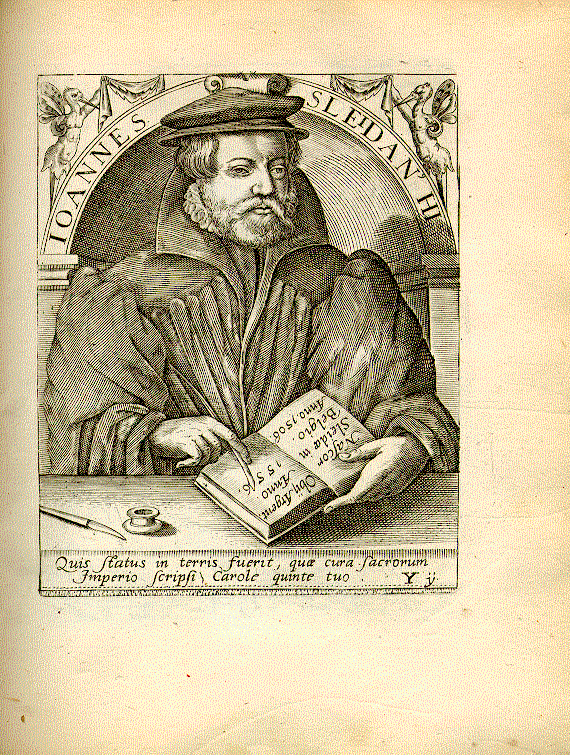 Sleidanus, Johannes (1506-1556); Geschichtsschreiber = Yy1