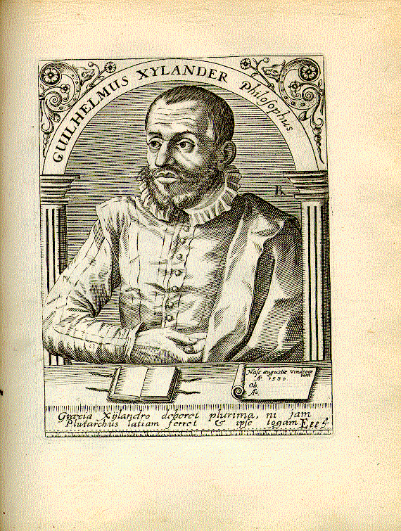 Xylander, Guilielmus (1532-1576); Humanist, Musiker, Philosoph = Eee4