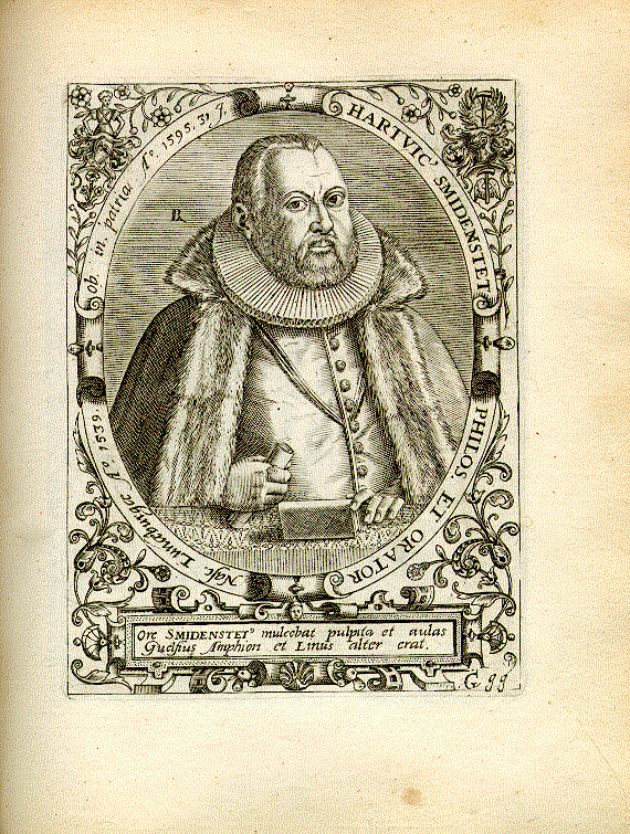 Smidenstedt, Hartvicus (1539-1595); Humanist = Ggg1