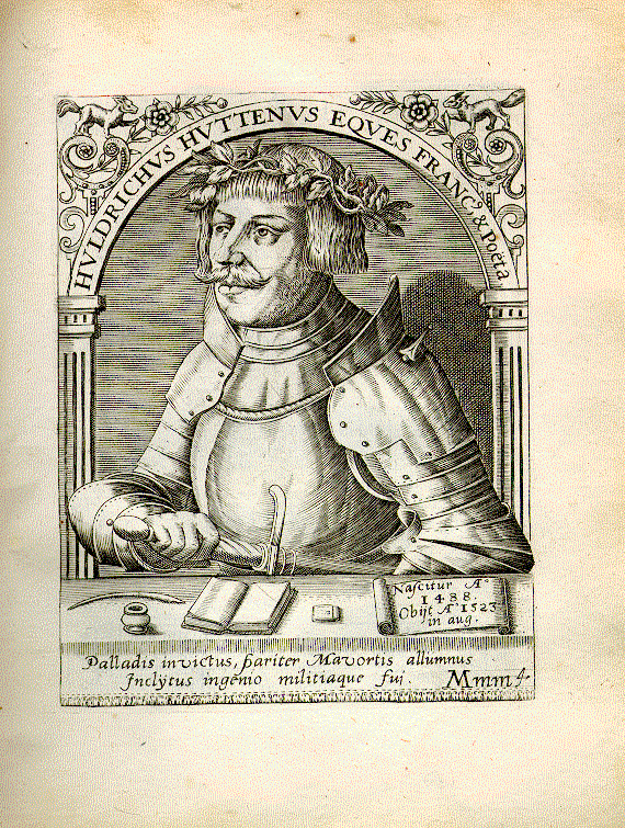 Hutten, Ulrich von (1488-1523); Humanist, Publizist = Mmm4