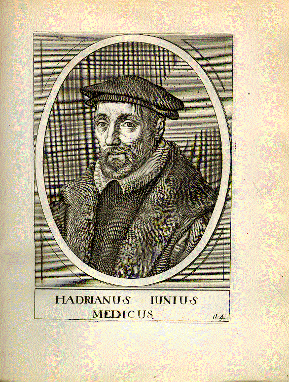 Junius, Hadrianus (1511-1575); Humanist, Mediziner = a4