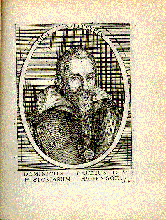 Baudius, Dominicus (1561-1613); Dichter, Jurist, Historiker = d3
