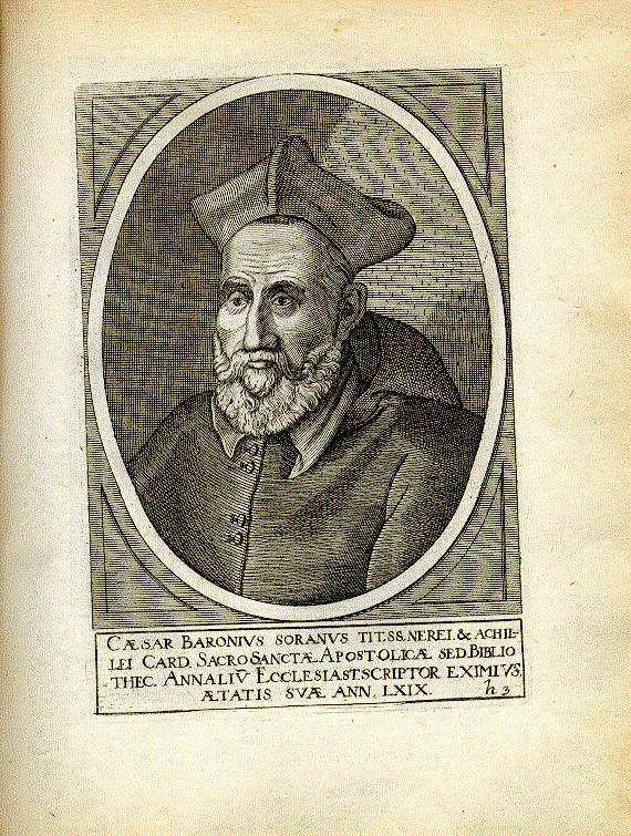 Baronio, Cesare (1538-1607); Kardinal, Bibliothekar = h3