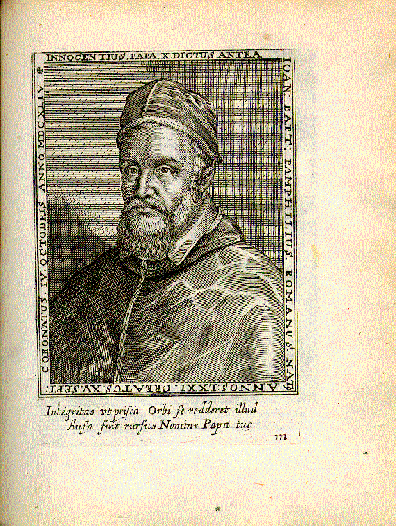 Innocentius <Papa, X.> (vorher: Giambattista Pamfili; 1574-1655) = m1