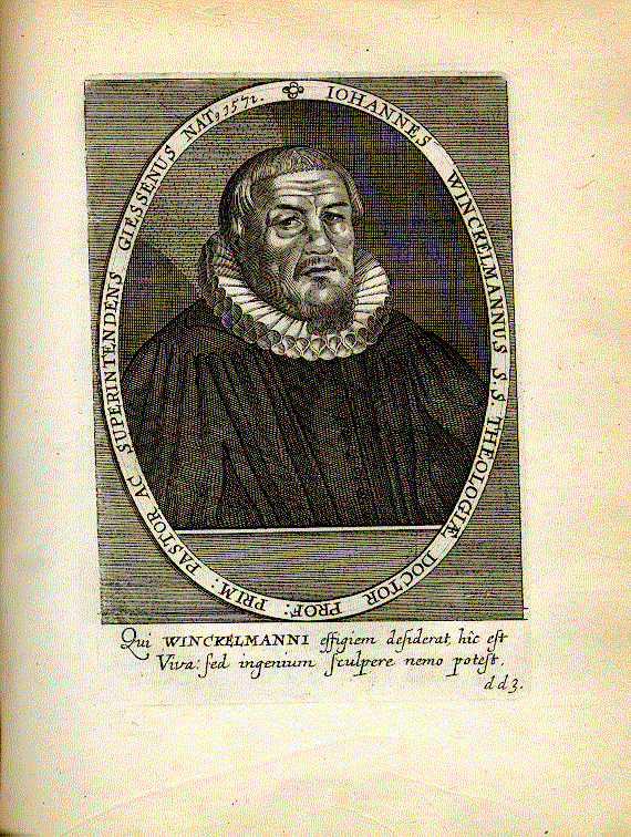Winckelmann, Johannes (1551-1626); Theologe, Hofprediger = dd3