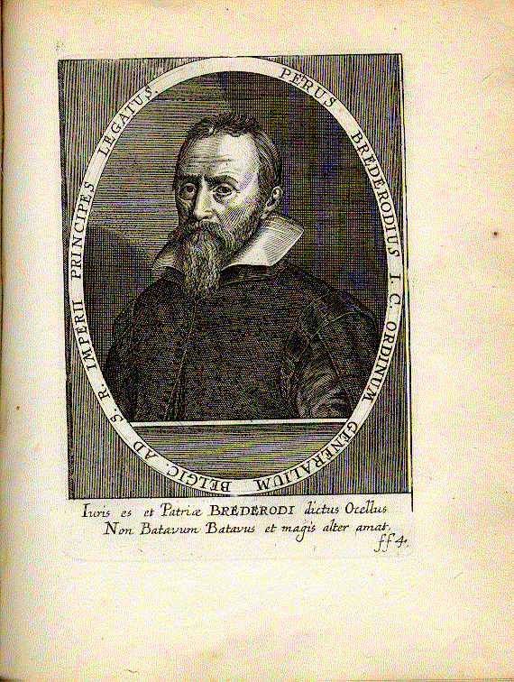 Brederode, Pieter Cornelis van (um 1600); Rechtsgelehrter, Gesandter = ff4