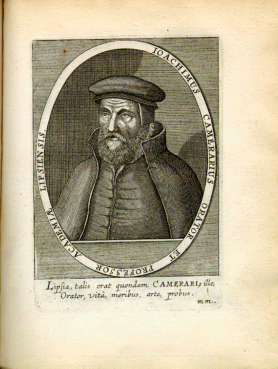 Camerarius, Joachim (der Ältere; 1500-1574); Theologe, Humanist = mm1