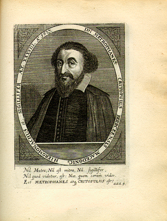 Metrophanes <Kritopoulos> (1589-1639); Theologe, Patriarch = aaa4