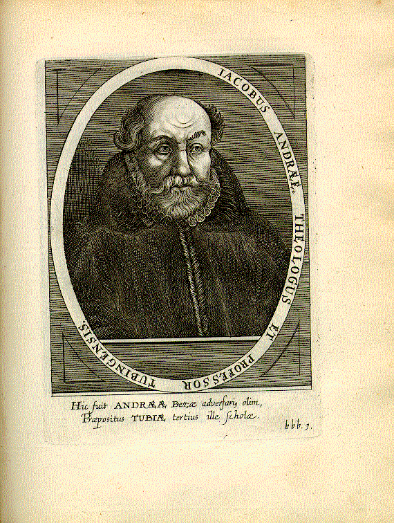 Andreä, Jakob (1528-1590); Theologe, Prof. zu Tübingen = bbb1