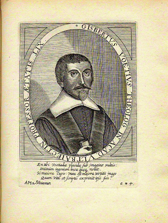 Voet, Gijsbert (1589-1676); reformierter Theologe = e*4