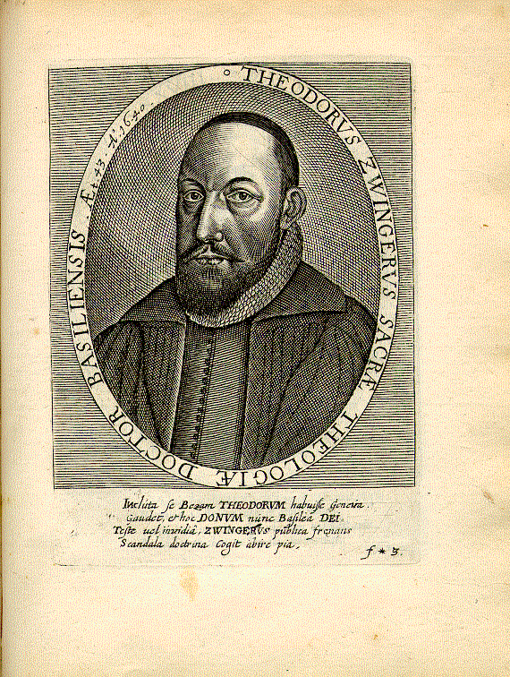 Zwinger, Theodor (1597-1654); reformierter Theologe = f*3
